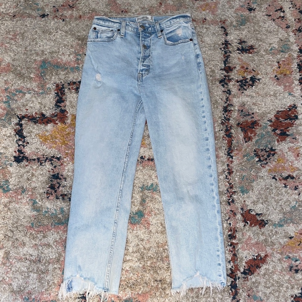 Abercrombie button fly jeans